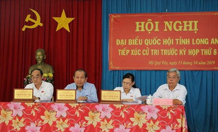 Phó Thủ tướng Thường trực tiếp xúc cử tri Long An - ảnh 1